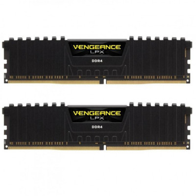 Модуль пам'яті для комп'ютера DDR4 8GB (2x4GB) 3000 MHz Vengeance LPX black Corsair (CMK8GX4M2C3000C16)