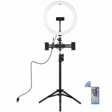 Набір блогера Puluz Ring USB LED lamp PKT3068B 11.8" + tripod 1.1 м (PKT3068B)