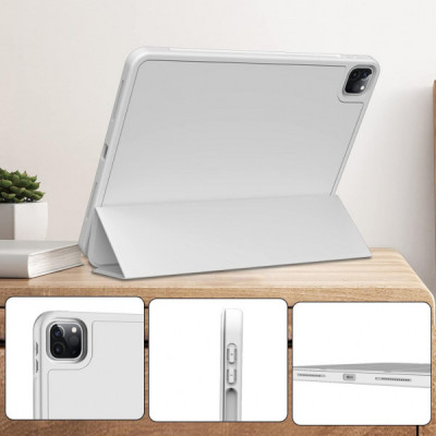 Чохол до планшета BeCover Tri Fold Hard TPU Apple iPad Pro 11 2020/2021/2022 Gray (711111)