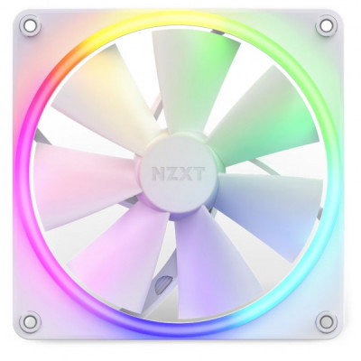 Кулер до корпусу NZXT F140RGB - 140mm RGB Fans - Single (White (RF-R14SF-W1)