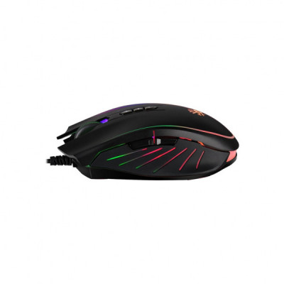 Мишка A4Tech Bloody Q81 Neon XGlide Curve Black