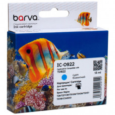 Картридж Barva Epson T0922/T1082 (C13T10824A10) 500ст, cyan (IC-0922)