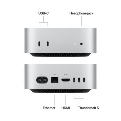 Комп'ютер Apple A3239 Mac mini / Apple M4 Pro(12C CPU/16C GPU), 24, 512 (MCX44UA/A)