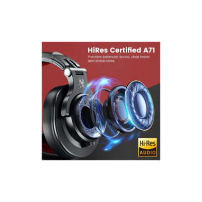 Навушники OneOdio A71 3,5мм/6,35мм Black/Red (A71 Red) Навушники OneOdio A71 3,5мм/6,35мм Black/Red (A71 Red)