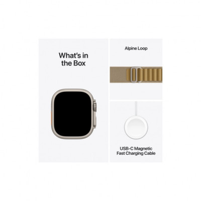 Смарт-годинник Apple Watch Ultra 2 2024 GPS + Cellular 49mm Natural Titanium Case with Tan Alpine Loop - Large (MX4H3UL/A)