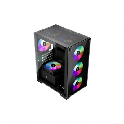Корпус 1stPlayer X2-M-BK-4F1