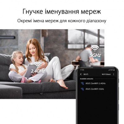 Точка доступу Wi-Fi ASUS ZenWiFi XD4 PLUS 3pcs (90IG07M0-MO3C50)