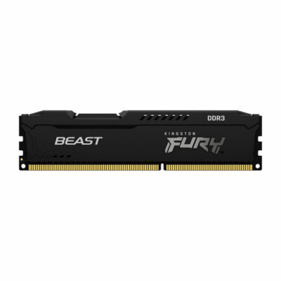 Модуль пам'яті для комп'ютера DDR3 16GB (2x8GB) 1600 MHz Fury Beast Black Kingston Fury (ex.HyperX) (KF316C10BBK2/16)