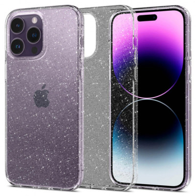Чохол до мобільного телефона Spigen Apple iPhone 14 Pro Max Liquid Crystal Glitter, Crystal Quartz (ACS04810)