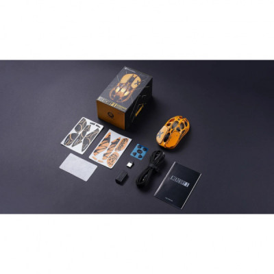 Мишка GravaStar Mercury X RGB Wireless/Bluetooth/USB Battle-Worn Yellow (GS_X_YLW)