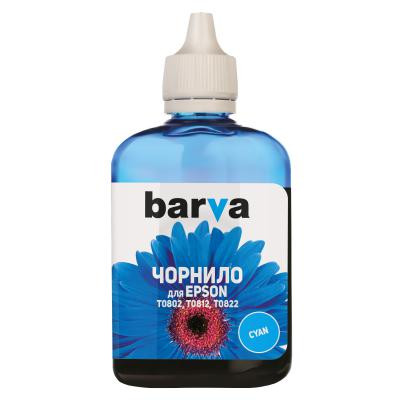 Чорнило Barva EPSON T0812 CYAN 90г (E081-325)