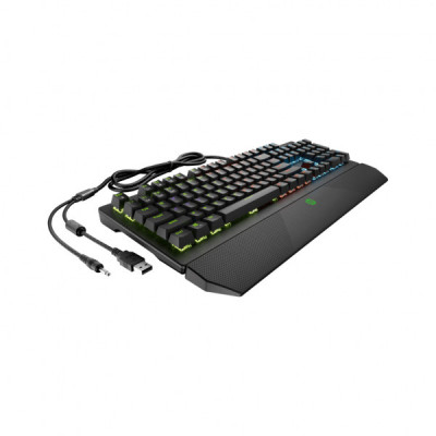 Клавіатура HP Pavilion Gaming 800 LED 108key Red Switch USB Black (5JS06AA)