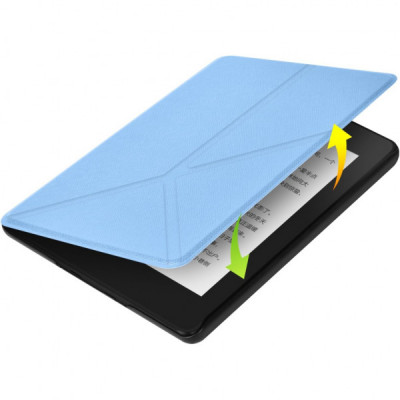 Чохол до електронної книги BeCover Ultra Slim Origami Amazon Kindle Paperwhite 12th Gen. 2024 7"/Colorsoft (2024) Light Blue (712839)