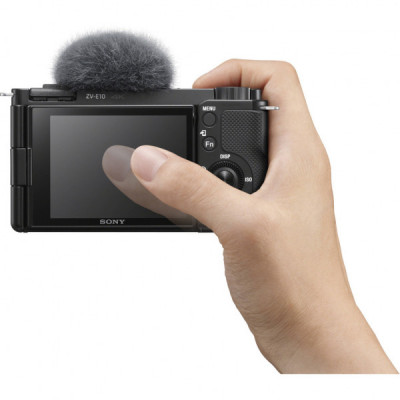 Цифровий фотоапарат Sony Alpha ZV-E10 body black (ZVE10B.CEC)