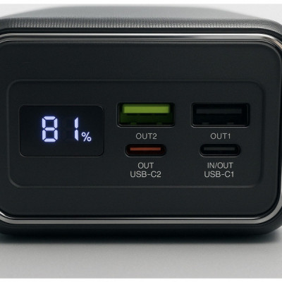 Батарея універсальна GEAR 50000mAh, PD/22.5W, black (SP05)