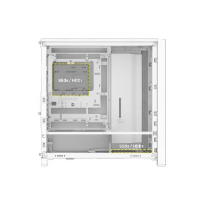 Корпус для ПК Corsair FRAME 4000D RS White (CC-9011313-WW)