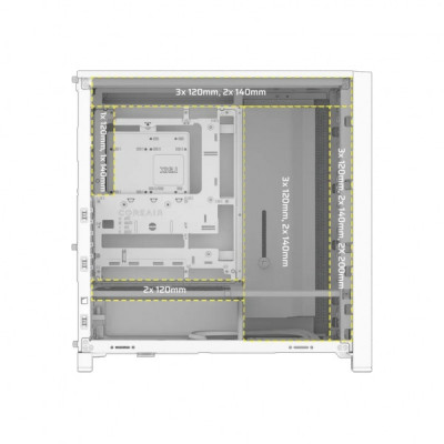 Корпус для ПК Corsair FRAME 4000D RS White (CC-9011313-WW)
