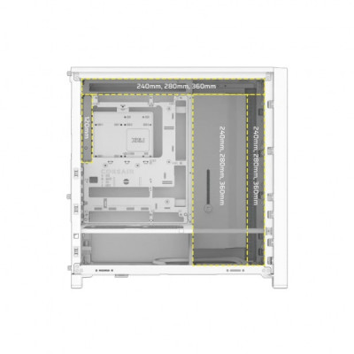 Корпус для ПК Corsair FRAME 4000D RS White (CC-9011313-WW)