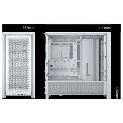 Корпус для ПК Corsair FRAME 4000D RS White (CC-9011313-WW)