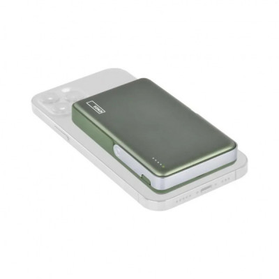 Батарея універсальна EMOS 10000mAh, MagSafe, 20W, green (B0552AG) Батарея універсальна EMOS 10000mAh, MagSafe, 20W, green (B0552AG)