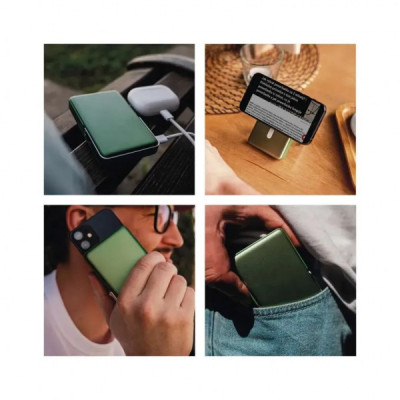 Батарея універсальна EMOS 10000mAh, MagSafe, 20W, green (B0552AG) Батарея універсальна EMOS 10000mAh, MagSafe, 20W, green (B0552AG)