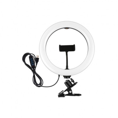 Набір блогера Puluz Ring USB LED lamp PKT3126B 10.2" + зажим (PKT3126B)