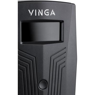 Пристрій безперебійного живлення Vinga LCD 600VA plastic case (VPC-600P)