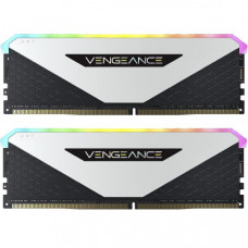 Модуль пам'яті для комп'ютера DDR4 32GB (2x16GB) 3600 MHz Vengeance RGB RT White Corsair (CMN32GX4M2Z3600C18W)