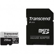 Карта пам'яті Transcend 256GB microSD class 10 UHS-I U3 A2 (TS256GUSD330S)