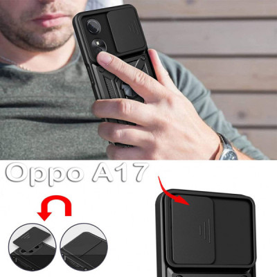 Чохол до мобільного телефона BeCover Military Oppo A17 Black (709113)