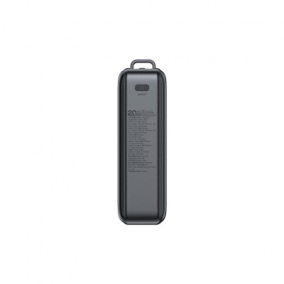 Батарея універсальна Acefast 20000mAh 67W PD/3.0, 20В/3.35A Type-C, USB-A, with cable, Li-ion M4 Black (6974316282723)