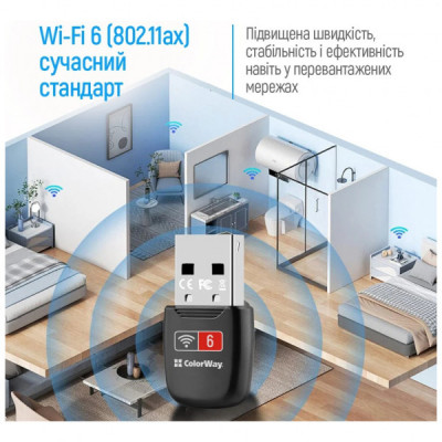 Мережева карта Wi-Fi ColorWay CW-AD-W1