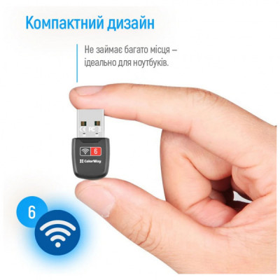 Мережева карта Wi-Fi ColorWay CW-AD-W1