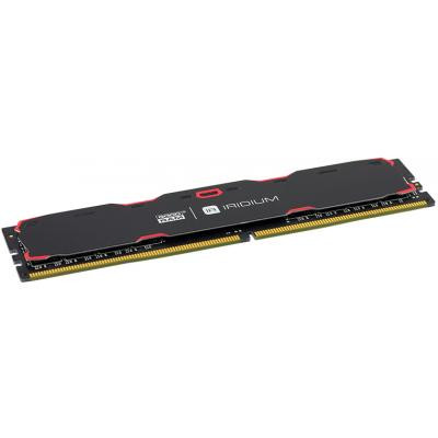 Модуль пам'яті для комп'ютера DDR4 8GB 2400 MHz Iridium Black Goodram (IR-2400D464L15S/8G)