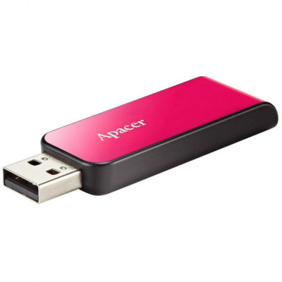 USB флеш накопичувач Apacer 16GB AH334 pink USB 2.0 (AP16GAH334P-1)