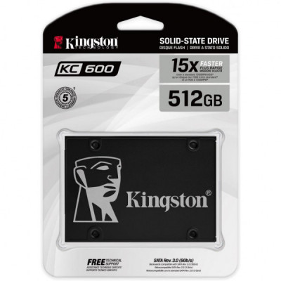 Накопичувач SSD 2.5" 512GB Kingston (SKC600B/512G)