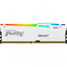 Модуль пам'яті для комп'ютера DDR5 16GB 6800 MHz Beast White RGB EXPO Kingston Fury (ex.HyperX) (KF568C34BWEA-16)