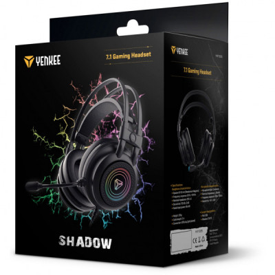 Навушники YENKEE YHP 3035 Shadow USB Black (45015553)