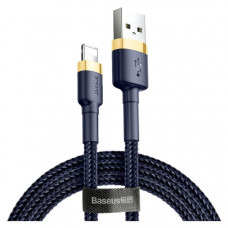 Дата кабель USB 2.0 AM to Lightning 1.0m 2.4A Cafule Blue-Gold Baseus (CALKLF-BV3)