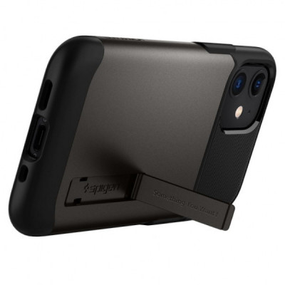 Чохол до мобільного телефона Spigen iPhone 12 mini Slim Armor, Gunmetal (ACS01546)