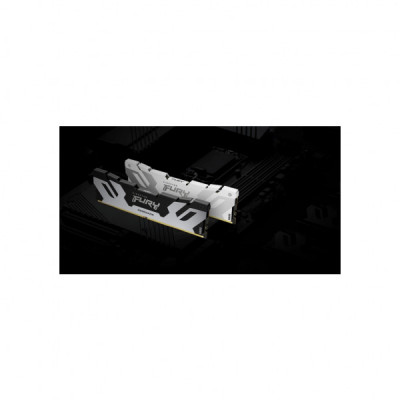 Модуль пам'яті для комп'ютера DDR5 32GB (2x16GB) 8000 MHz Renegade White Kingston Fury (ex.HyperX) (KF580C38RWK2-32)