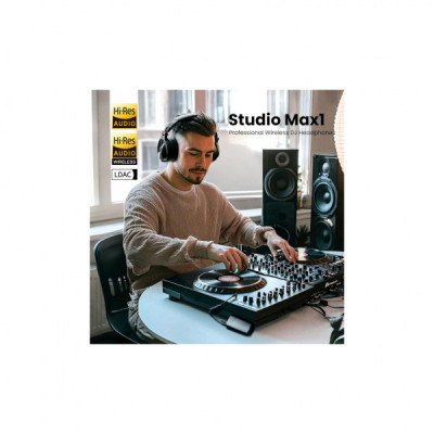 Навушники OneOdio Studio Max 1 Bluetooth Hi-Res Wireless/LDAC +3,5мм/6,35мм Audio (Studio Max 1 Black)