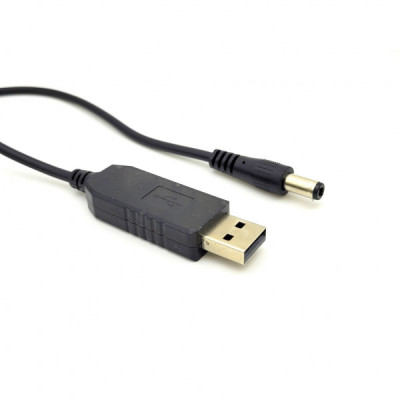 Кабель живлення USB to DC 5.5х2.5mm 12V 1A ACCLAB (1283126552847)