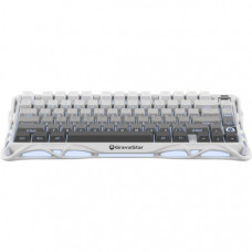 Клавіатура GravaStar Mercury K1 TKL Wireless/Bluetooth/USB UA White (GSK1_GWHT)