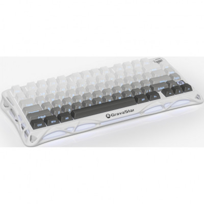 Клавіатура GravaStar Mercury K1 TKL Wireless/Bluetooth/USB UA White (GSK1_GWHT)