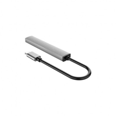 Концентратор Orico USB-A to USB3.0, 2xUSB2.0, TF (AH-A12F-GY-BP) (CA913770)