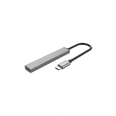 Концентратор Orico USB-A to USB3.0, 2xUSB2.0, TF (AH-A12F-GY-BP) (CA913770)