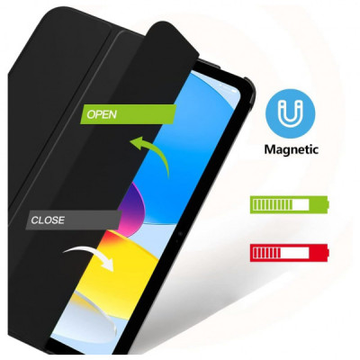 Чохол до планшета BeCover Tri Fold Hard Apple iPad 10.9" 2022/2024 Black (712983)