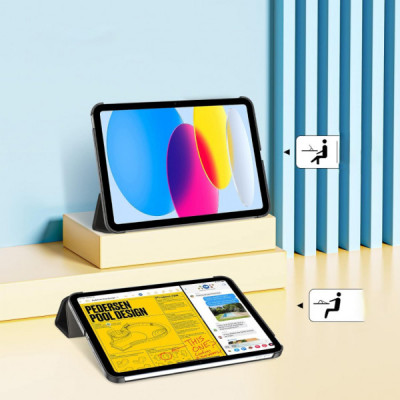 Чохол до планшета BeCover Tri Fold Hard Apple iPad 10.9" 2022/2024 Black (712983)