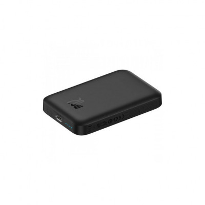 Батарея універсальна Baseus Magnetic Wireless Mini Air 6000mAh 20W PD, QC, Qi-15W, Black (P10059002113-00)